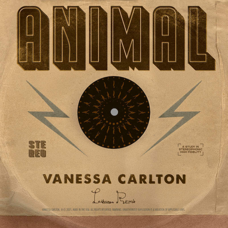 Vanessa Carlton, 'Animal' Single Artwork