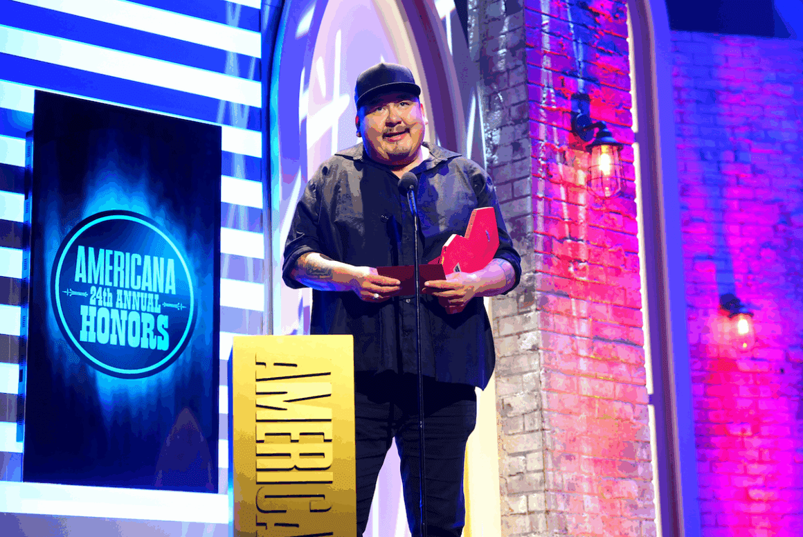 William Prince speaks onstage at the 24th Annual Americana Honors & Awards at Ryman Auditorium on Sept. 10, 2025 in Nashville, Tenn. (Photo by Erika Goldring/Getty Images for Americana Music Association)