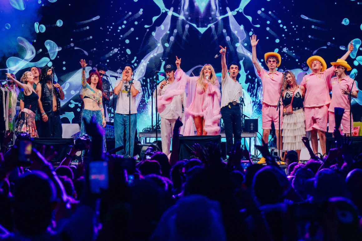 Kesha and friends perform the Alchemy of Pop Superjam at Bonnaroo 2026. Photo by Taylor Regulski.